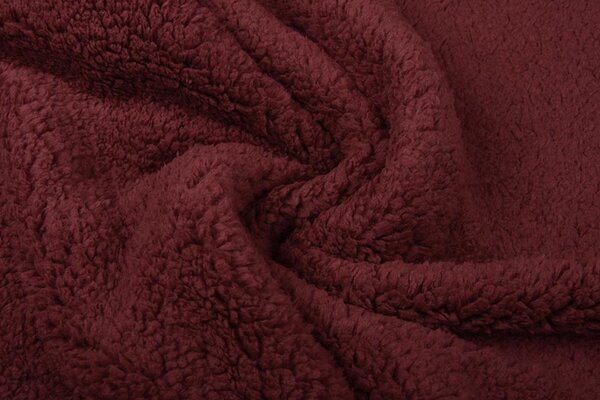 Teddy Stof  Donker Rood Teddy Stof  Donker Rood