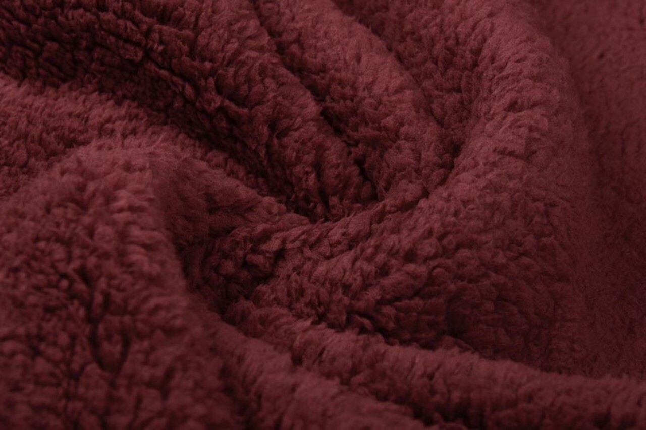 Teddy Tissu Rouge Foncé Teddy Tissu Rouge Foncé