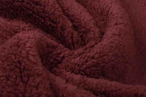 Teddy Tessuto Rosso Scuro Teddy Tessuto Rosso Scuro