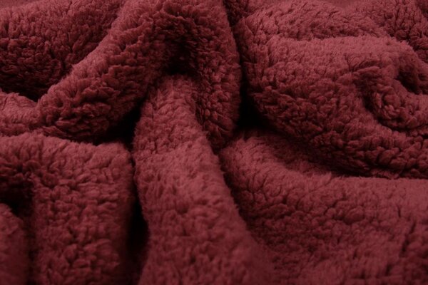 Teddy Tissu Rouge Foncé Teddy Tissu Rouge Foncé