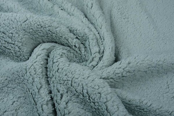 Teddystoff  Altgrün Teddystoff  Altgrün