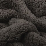 Teddystoff  Dunkeltaupe Teddystoff  Dunkeltaupe