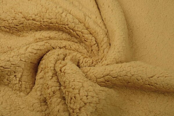 Teddystoff  Ockergelb Teddystoff  Ockergelb