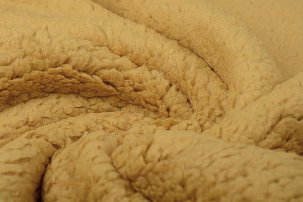 Teddystoff  Ockergelb Teddystoff  Ockergelb