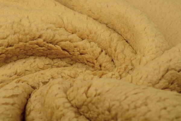 Teddystoff  Ockergelb Teddystoff  Ockergelb