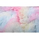 Lang à Poils Longs Fourrure Multicolore Pastel