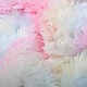 Long Hairy Fur Multi Color Pastel