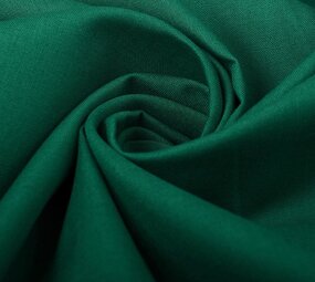 100% Algodón Verde Oscuro