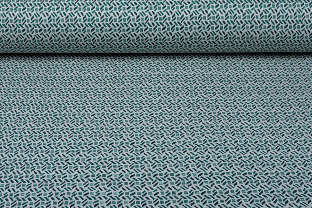 Jacquard a Maglia Umuca Verde Jacquard a Maglia Umuca Verde