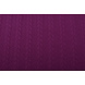 Tricoté Torsade Tissu Jersey Aubergine