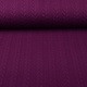 Gebreide Kabel Stof Tricot Aubergine