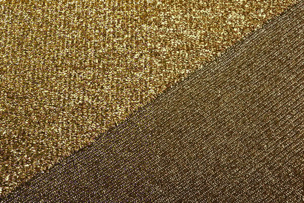 Knitted Glitter Metallic Goud