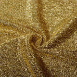 A Maglia Glitter Metallizzato Oro