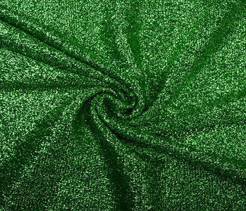 Knitted Glitter Metallic Grass Green