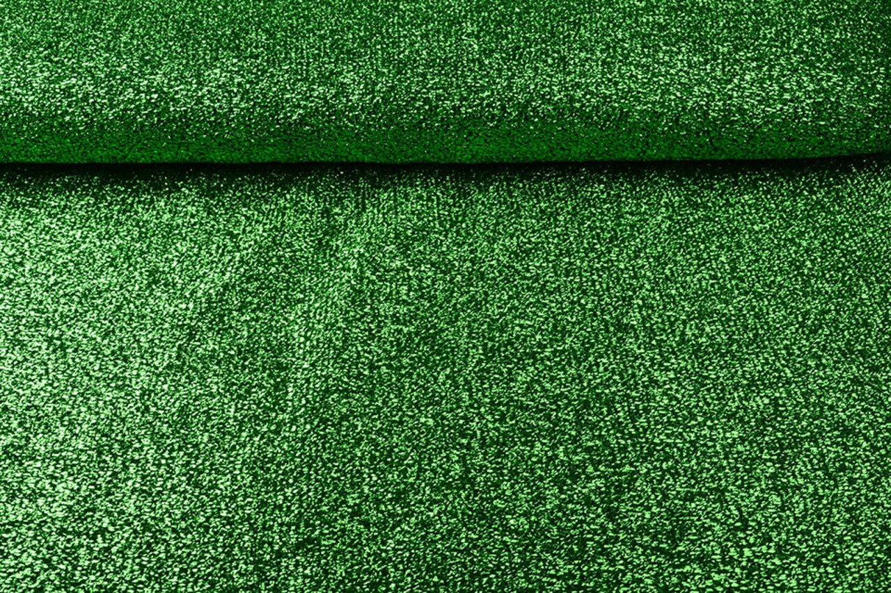 A Maglia Glitter Metallizzato Verde Erba