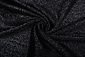 Gestricktes Glitzer Metallic Schwarz Gestricktes Glitzer Metallic Schwarz
