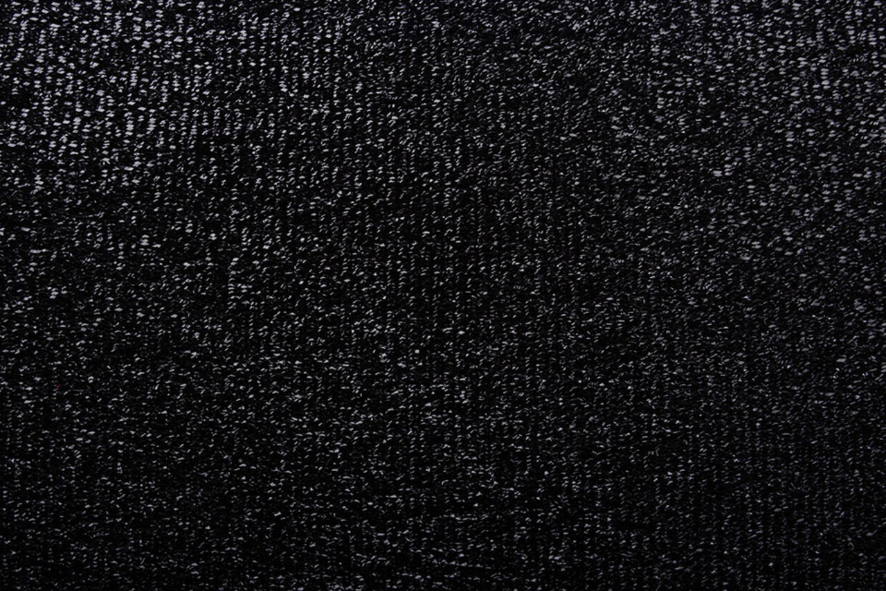 Knitted Glitter Metallic Zwart Knitted Glitter Metallic Zwart