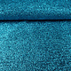 Gestricktes Glitzer Metallic Aqua