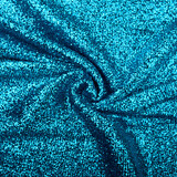 Gestricktes Glitzer Metallic Aqua Gestricktes Glitzer Metallic Aqua
