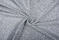 Gestricktes Glitzer Metallic Silber