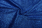 Gestricktes Glitzer Metallic Kobaltblau Gestricktes Glitzer Metallic Kobaltblau