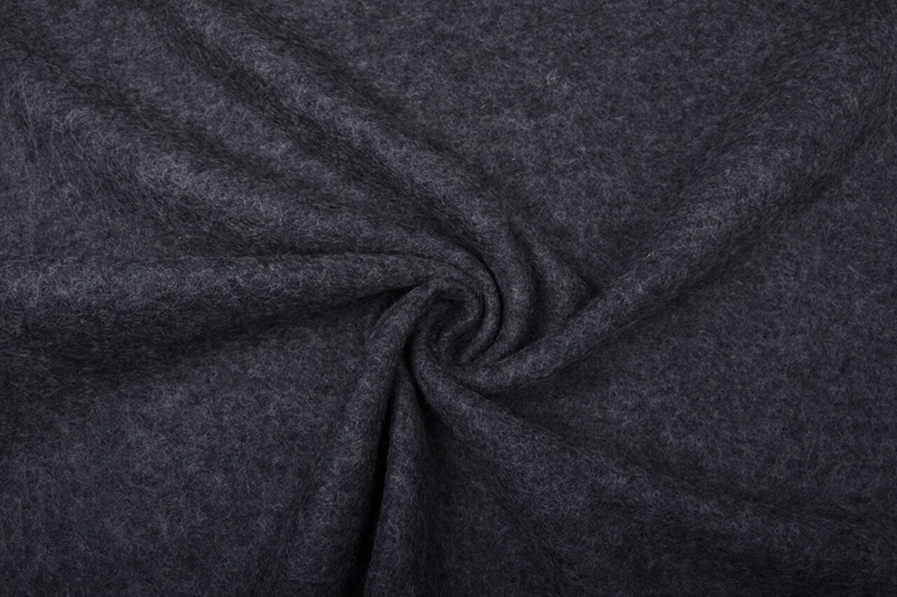 Gekookte Wol Grijs Gekookte Wol Grijs