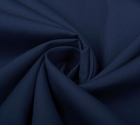 100% Poplin Navy
