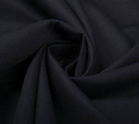 100% Poplin Zwart