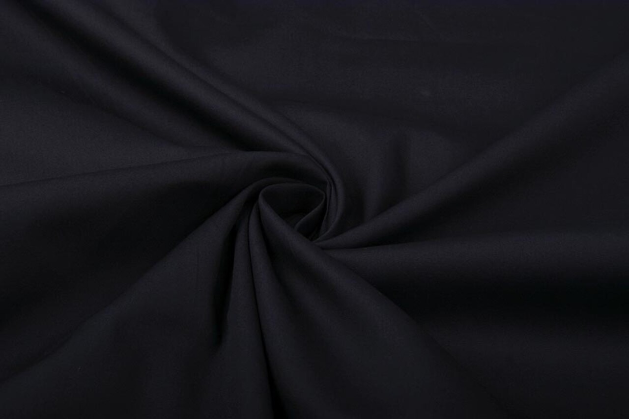 100% Popeline Schwarz 100% Popeline Schwarz