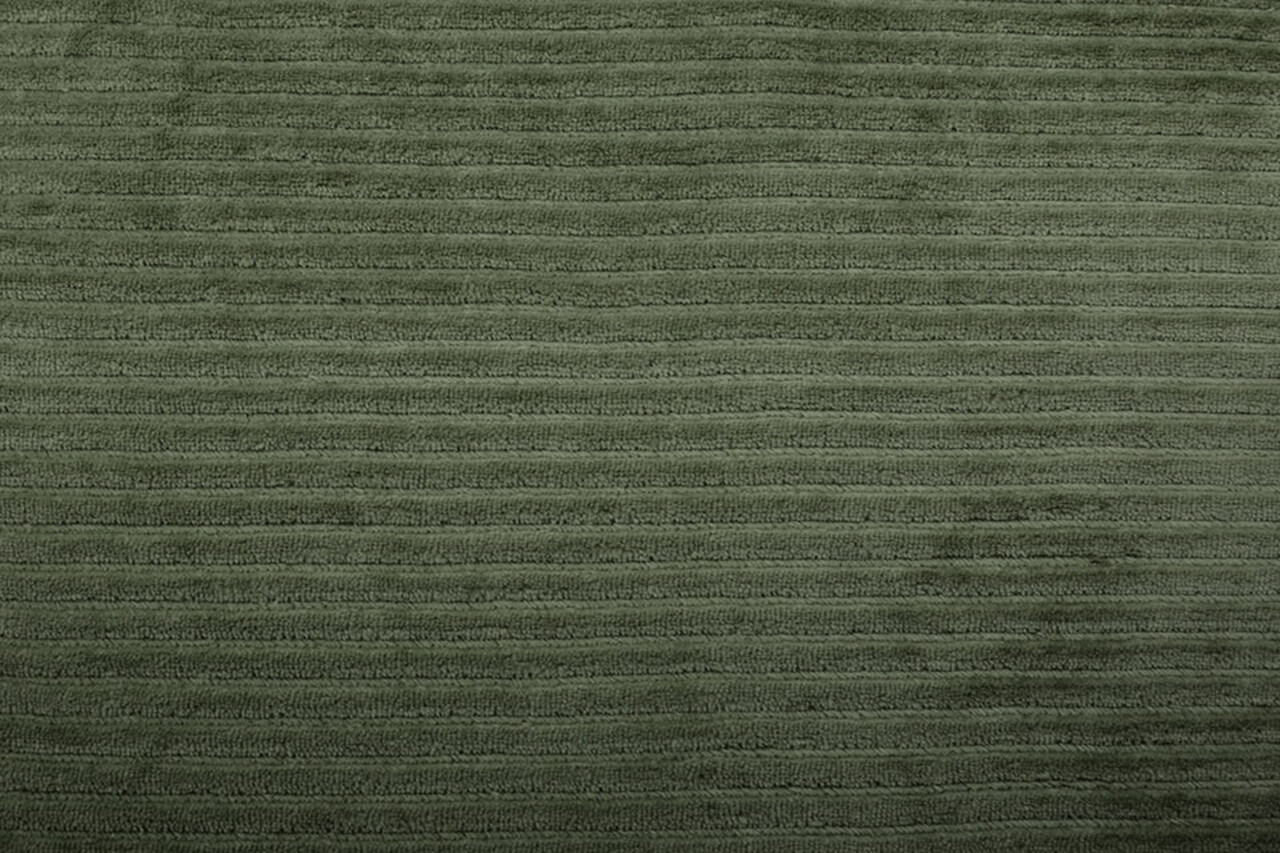 Cotton Knit Big Corduroy Army Green