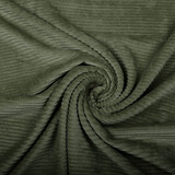 Cotone a Maglia Larga Velluto a Coste Verde Army Cotone a Maglia Larga Velluto a Coste Verde Army