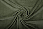 Cotone a Maglia Larga Velluto a Coste Verde Army Cotone a Maglia Larga Velluto a Coste Verde Army
