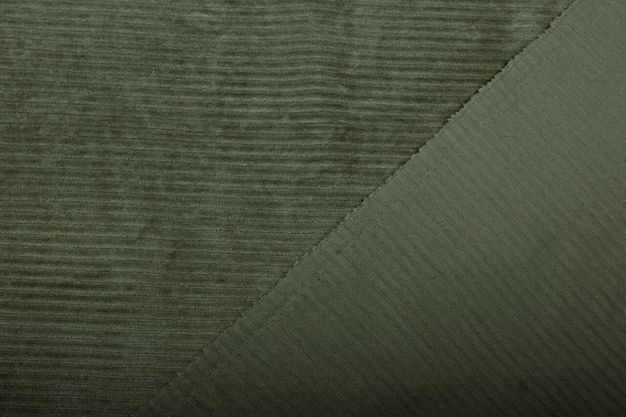 Pana Ancha de Algodón de Punto Verde Militar