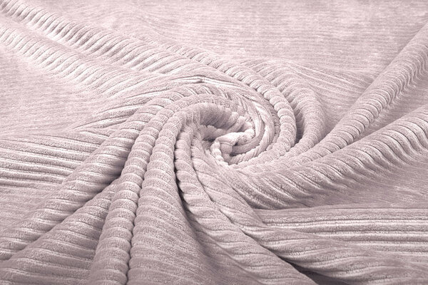 Baumwolle Cordstoff Breit Puderrosa