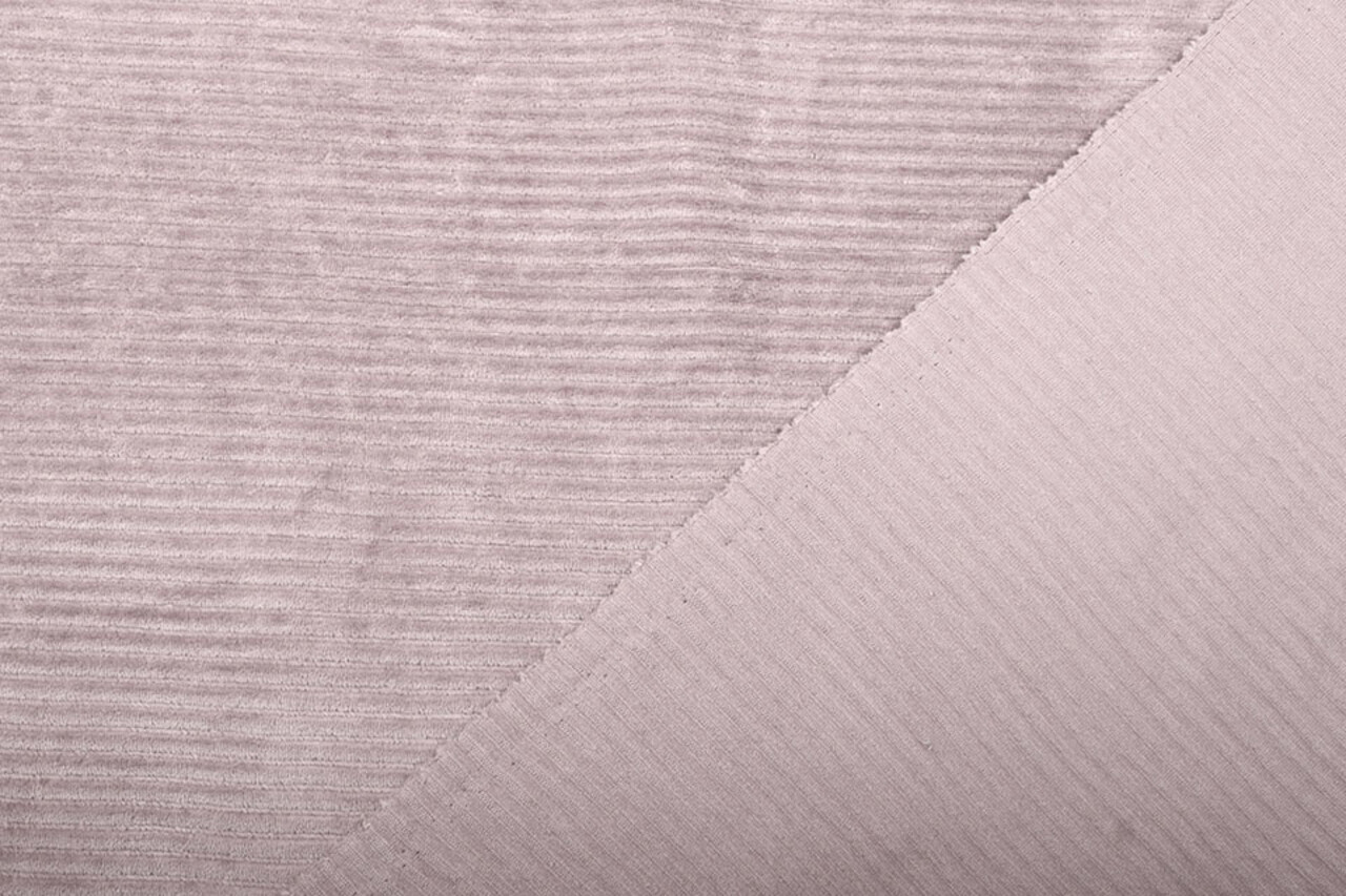 Katoen Gebreid Brede Corduroy Poeder Roze Katoen Gebreid Brede Corduroy Poeder Roze