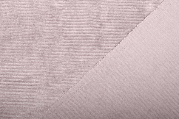 Baumwolle Cordstoff Breit Puderrosa