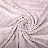 Coton Tricoté Grand Velours Côtelé Rose Poudré