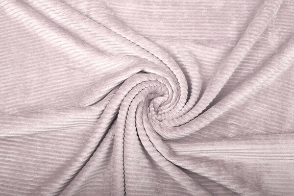 Baumwolle Cordstoff Breit Puderrosa