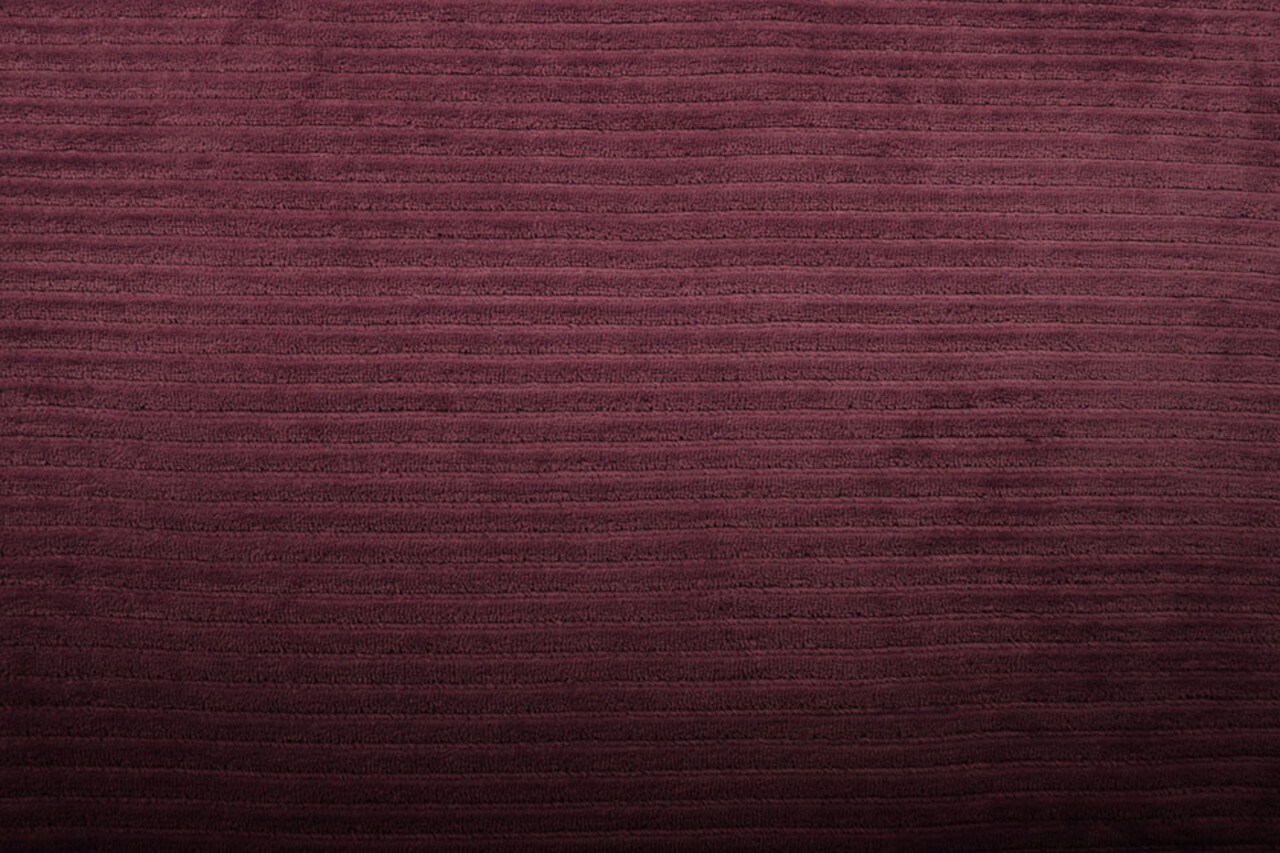 Cotton Knit Big Corduroy Aubergine