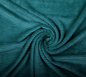 Katoen Gebreid Brede Corduroy Petrol Katoen Gebreid Brede Corduroy Petrol