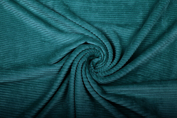 Cotton Knit Big Corduroy Petrol Cotton Knit Big Corduroy Petrol