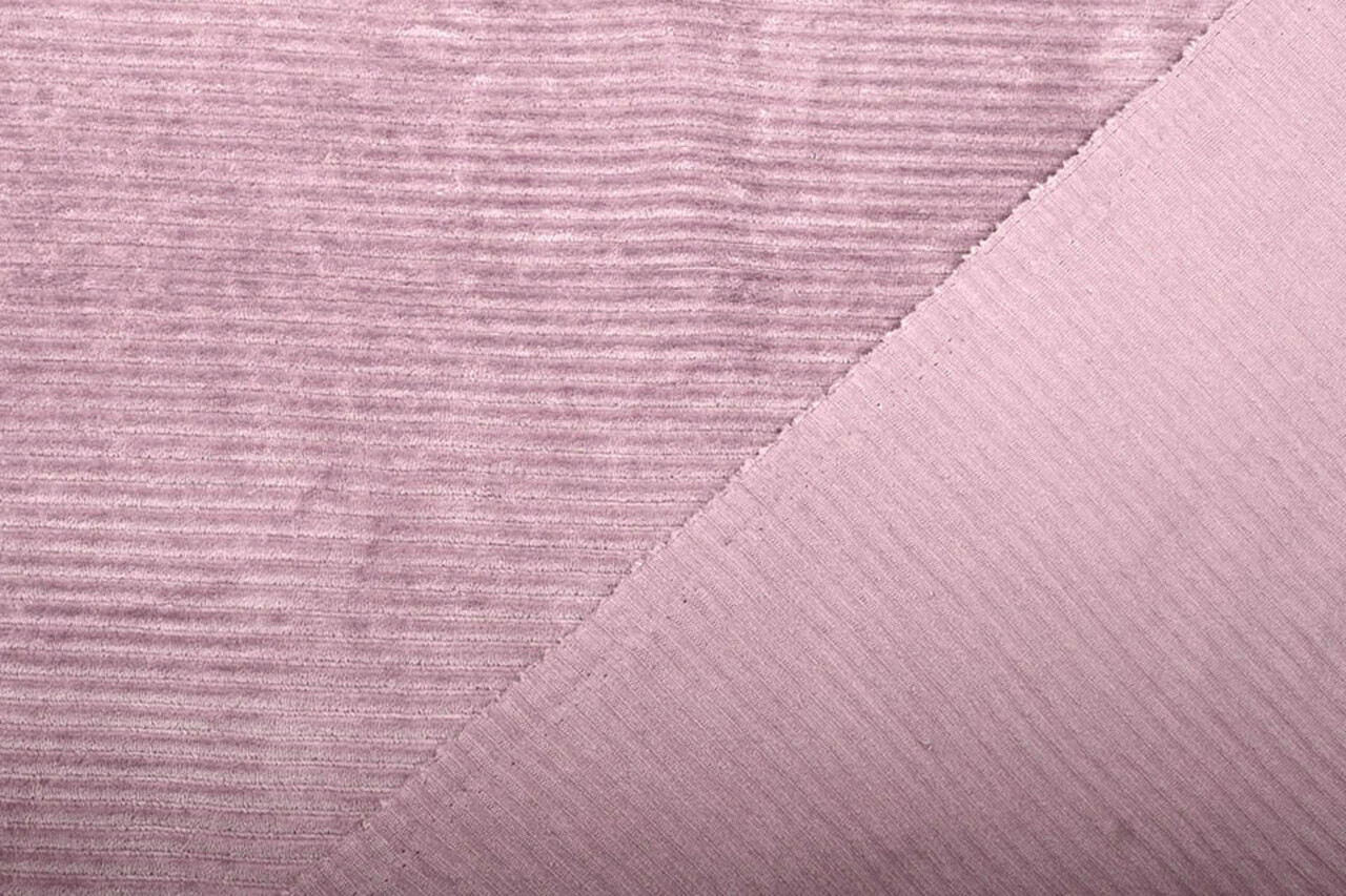 Cotone a Maglia Larga Velluto a Coste Rosa Antico Cotone a Maglia Larga Velluto a Coste Rosa Antico