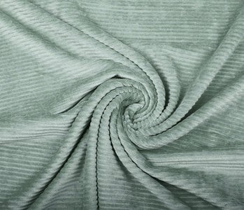 Cotton Knit Big Corduroy Old Green