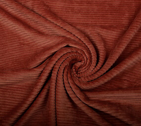 Cotton Knit Big Corduroy Rust Brique Cotton Knit Big Corduroy Rust Brique