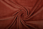 Coton Tricoté Grand Velours Côtelé Brique Rouille Coton Tricoté Grand Velours Côtelé Brique Rouille