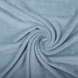 Coton Tricoté Grand Velours Côtelé Bleu Layette