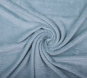 Katoen Gebreid Brede Corduroy Baby Blauw