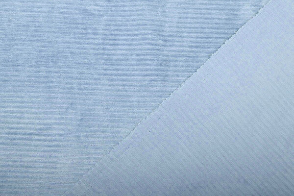 Katoen Gebreid Brede Corduroy Baby Blauw Katoen Gebreid Brede Corduroy Baby Blauw