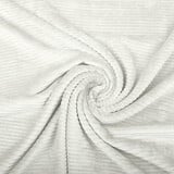 Coton Tricoté Grand Velours Côtelé Crème Coton Tricoté Grand Velours Côtelé Crème