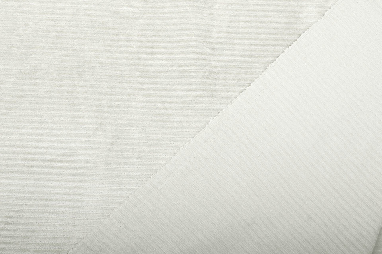 Coton Tricoté Grand Velours Côtelé Crème Coton Tricoté Grand Velours Côtelé Crème